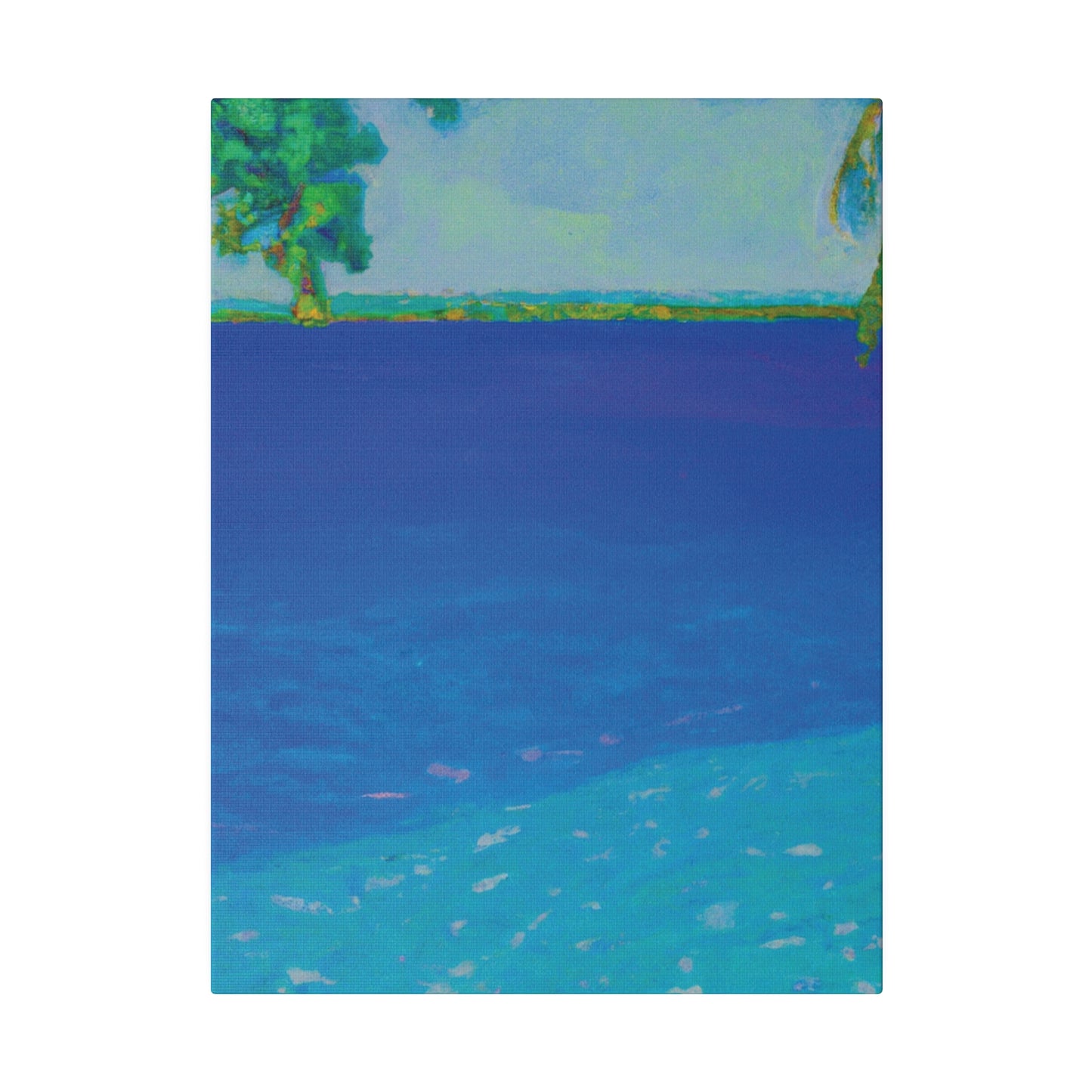 1582T - Bahamas Ocean Painting Print | Bahamas | Ocean | Beach | Poster | Home Decor | Wall Art | Canvas