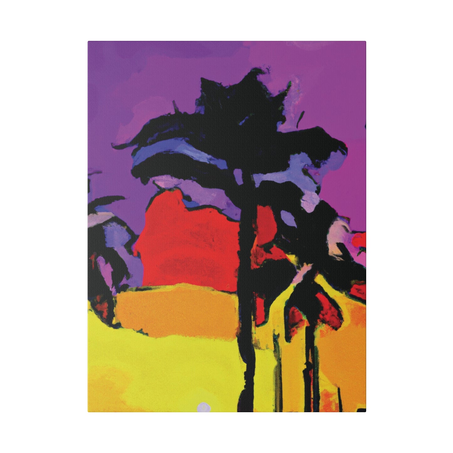 4854H - Miami Beach Sunset Painting Print | Miami | Beach | Sunset | Poster | Home Decor | Wall Art | Canvas