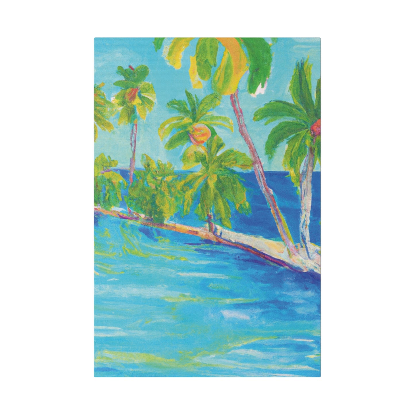 8256Q - Bahamas Ocean Painting Print | Bahamas | Ocean | Beach | Poster | Home Decor | Wall Art | Canvas