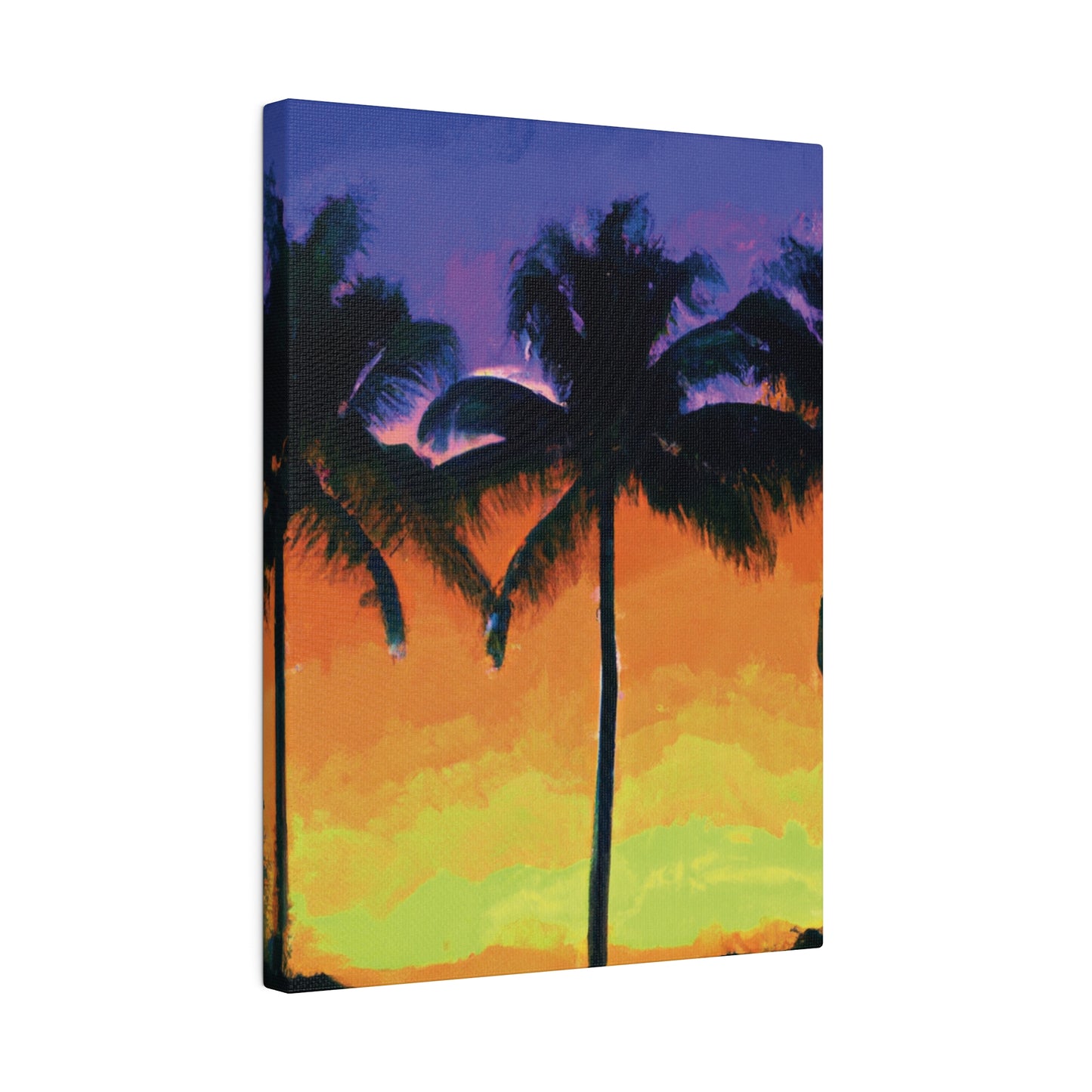 6354V - Miami Beach Sunset Painting Print | Miami | Beach | Sunset | Poster | Home Decor | Wall Art | Canvas