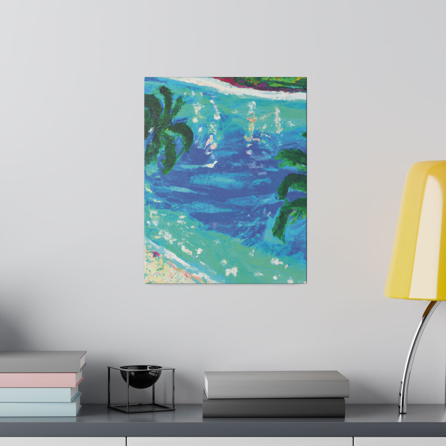 5495D - Bahamas Ocean Painting Print | Bahamas | Ocean | Beach | Poster | Home Decor | Wall Art | Canvas