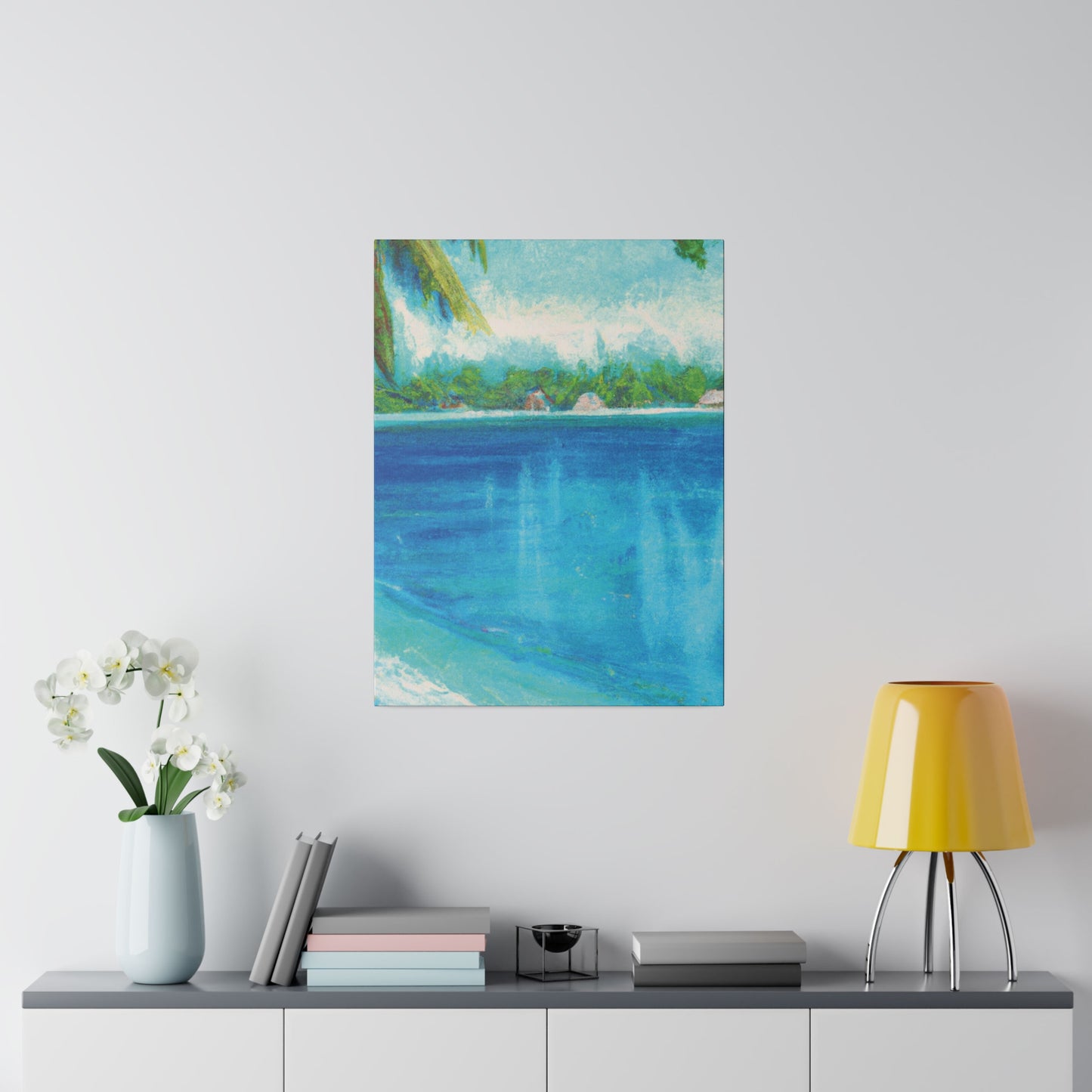 3198N - Bahamas Ocean Painting Print | Bahamas | Ocean | Beach | Poster | Home Decor | Wall Art | Canvas