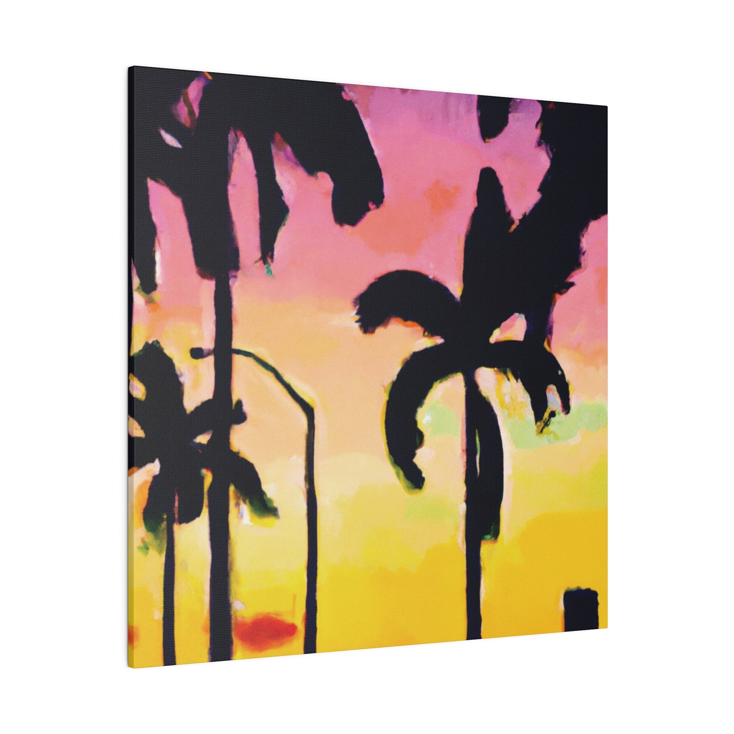 1792J - Miami Beach Sunset Painting Print | Miami | Beach | Sunset | Poster | Home Decor | Wall Art | Canvas