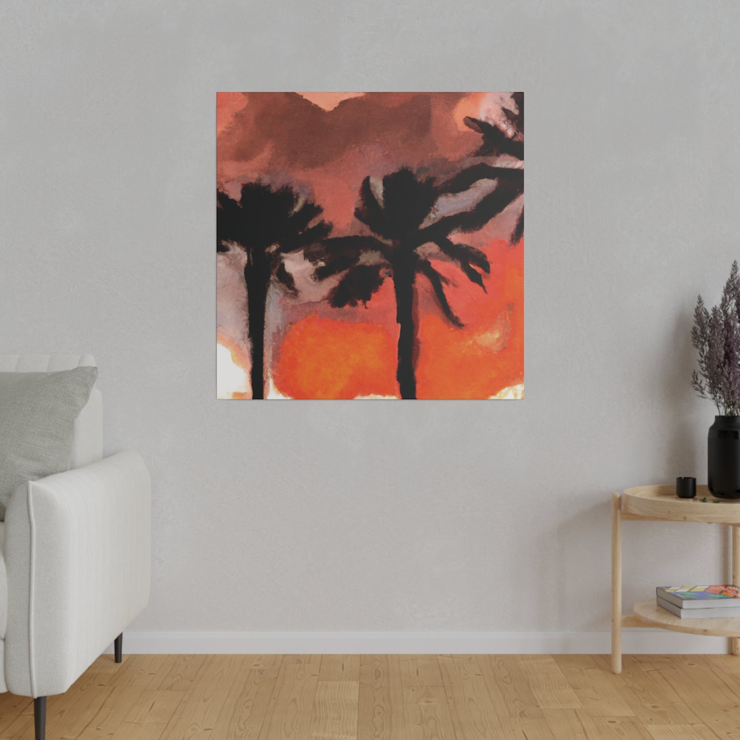 9073X - Miami Beach Sunset Painting Print | Miami | Beach | Sunset | Poster | Home Decor | Wall Art | Canvas