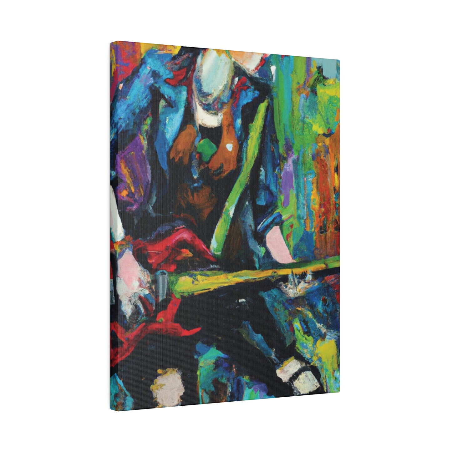 2285H - Rockstar Oil Painting Style Print | Poster | Home Decor | Wall Art | Music Art | Canvas