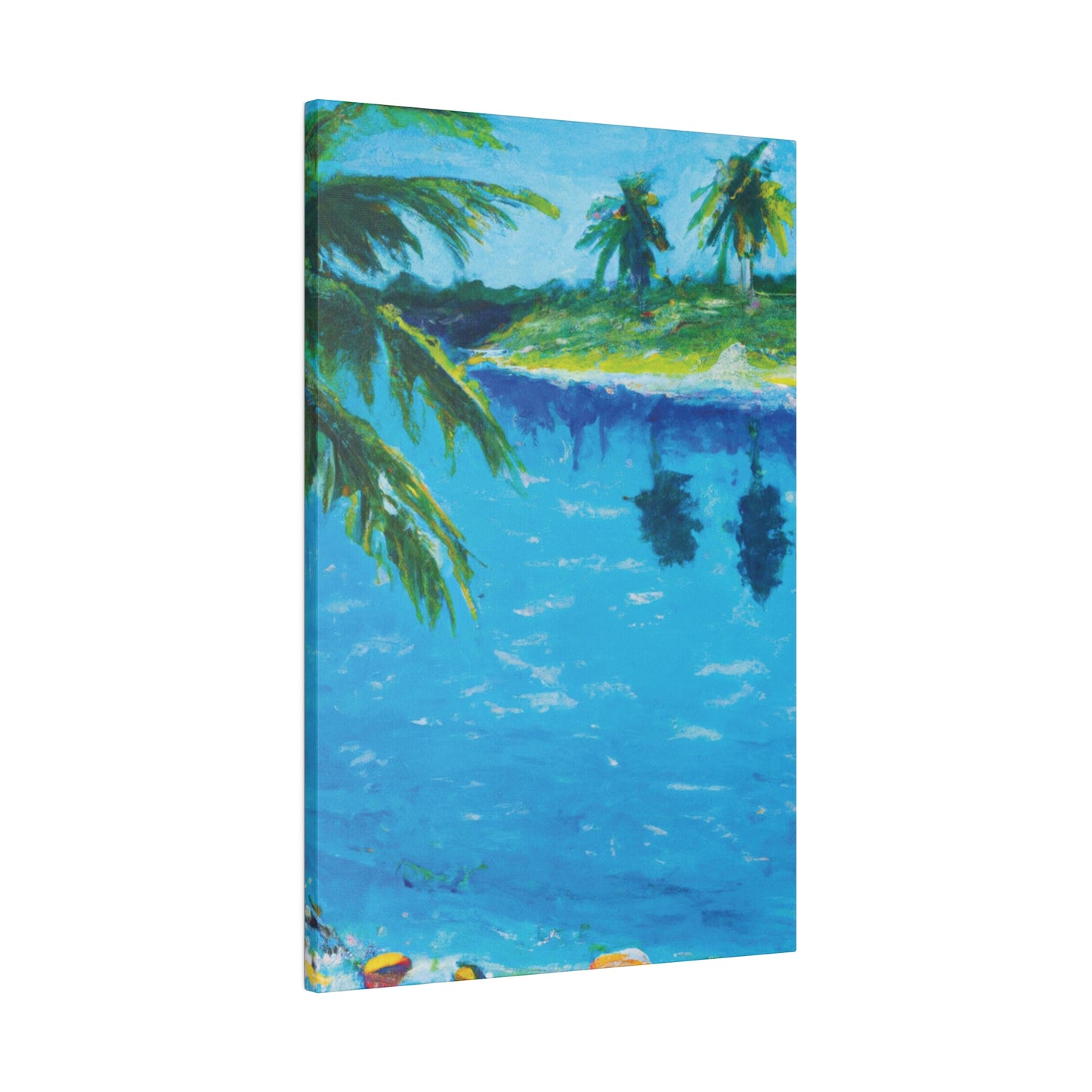 4568T - Bahamas Ocean Painting Print | Bahamas | Ocean | Beach | Poster | Home Decor | Wall Art | Canvas