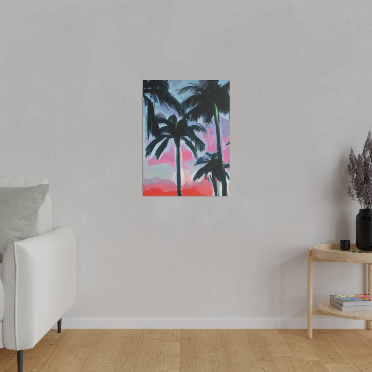 7629F - Miami Beach Sunset Painting Print | Miami | Beach | Sunset | Poster | Home Decor | Wall Art | Canvas