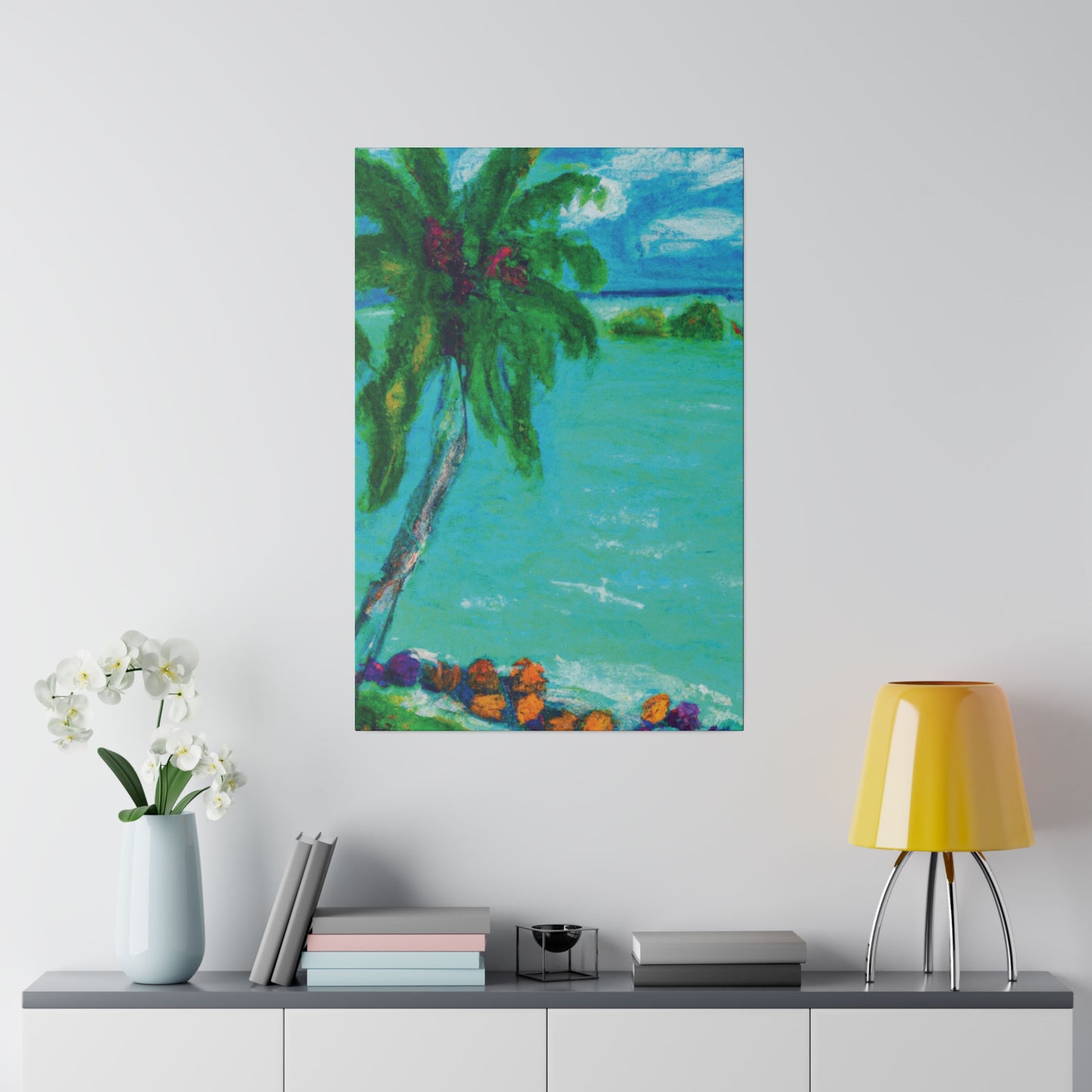 8864T - Bahamas Ocean Painting Print | Bahamas | Ocean | Beach | Poster | Home Decor | Wall Art | Canvas