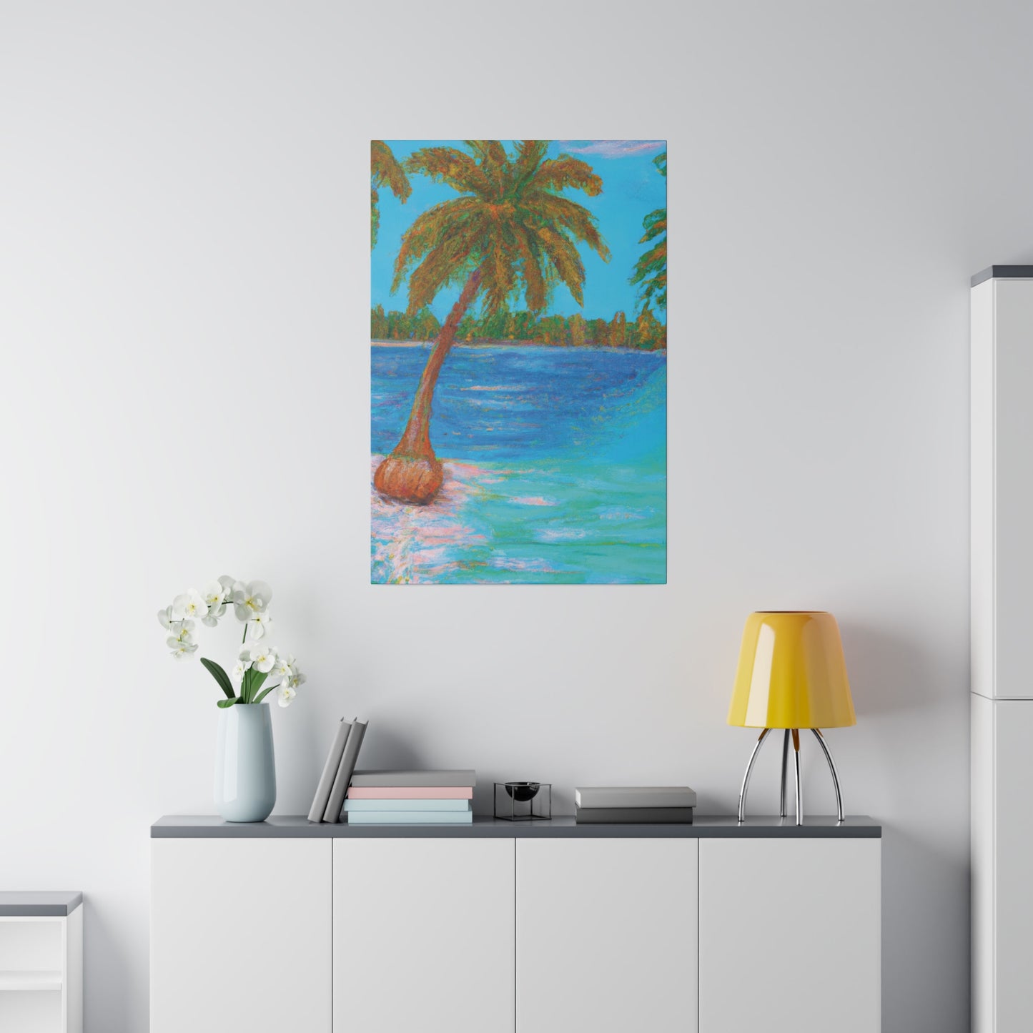 4348S - Bahamas Ocean Painting Print | Bahamas | Ocean | Beach | Poster | Home Decor | Wall Art | Canvas