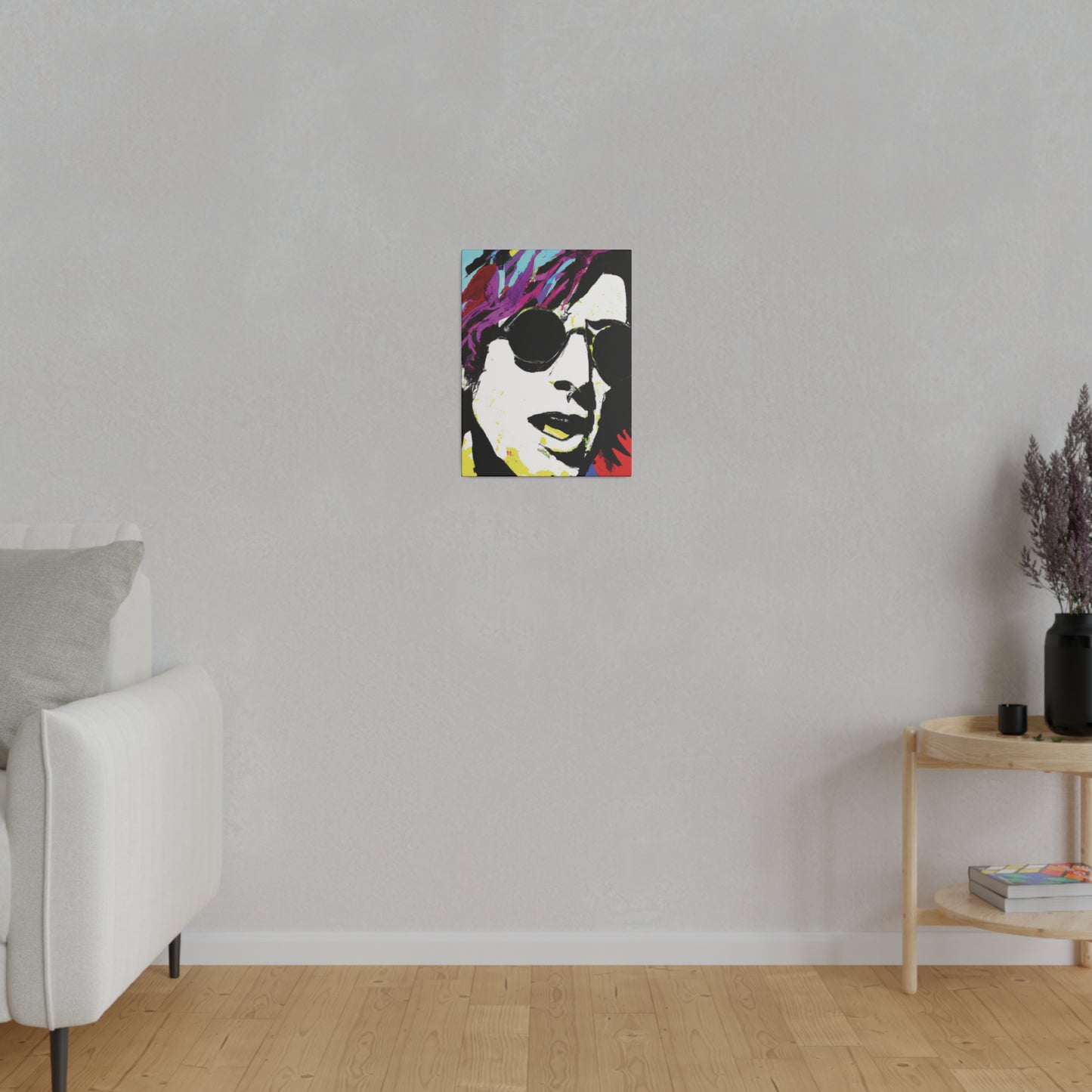 9436F - Rockstar Painting Print | Face | Abstract | Poster | Home Decor | Wall Art | Music Art | Canvas