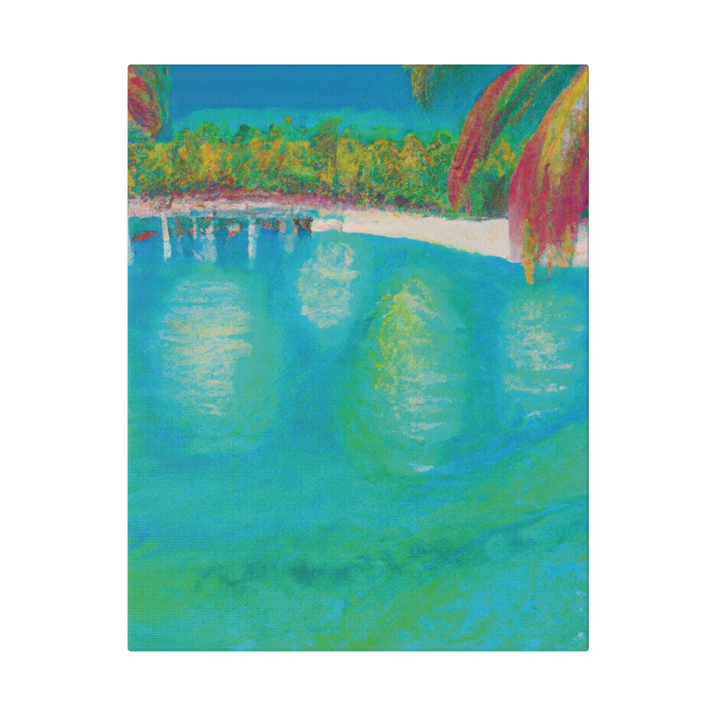 6823M - Bahamas Ocean Painting Print | Bahamas | Ocean | Beach | Poster | Home Decor | Wall Art | Canvas