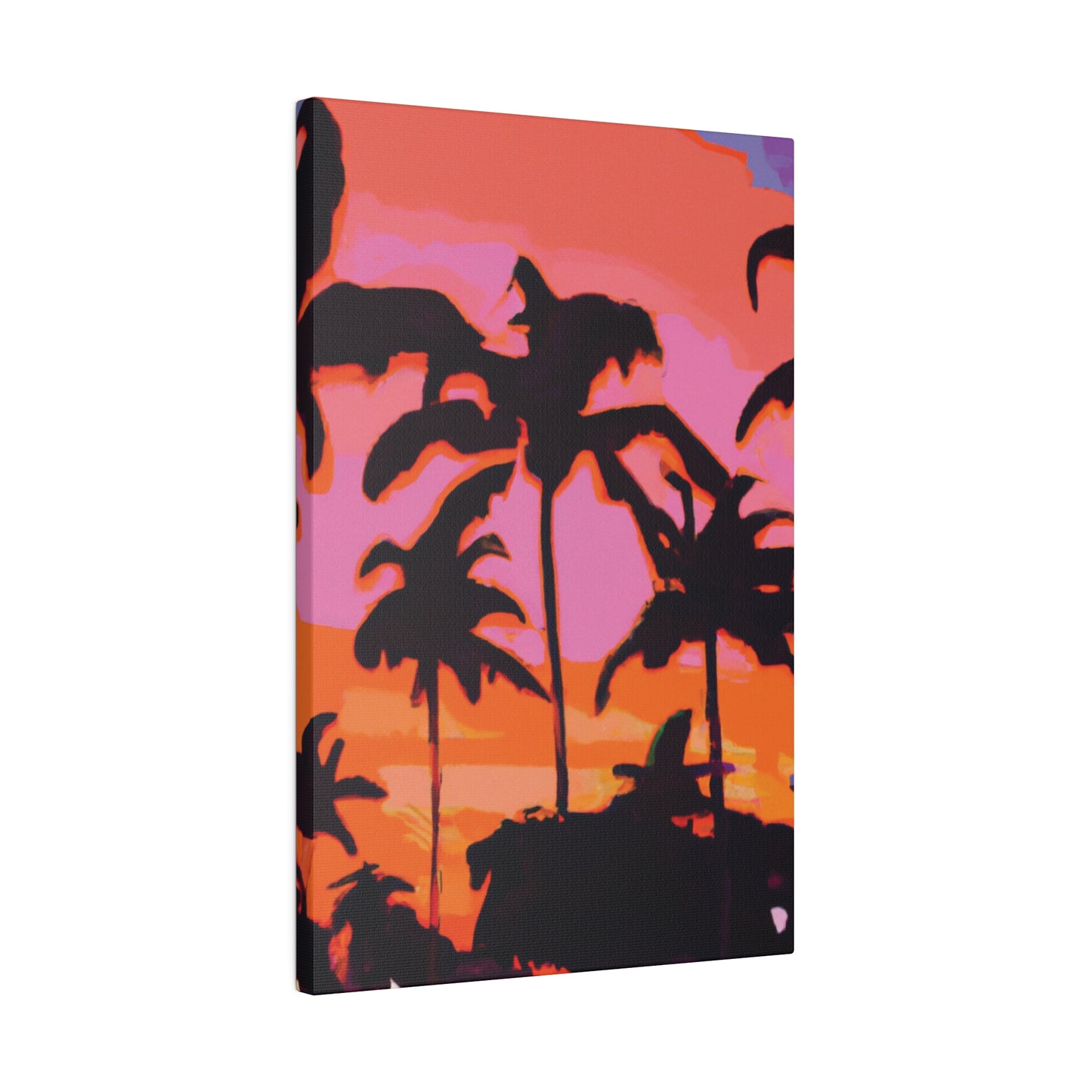 6226X - Miami Beach Sunset Painting Print | Miami | Beach | Sunset | Poster | Home Decor | Wall Art | Canvas