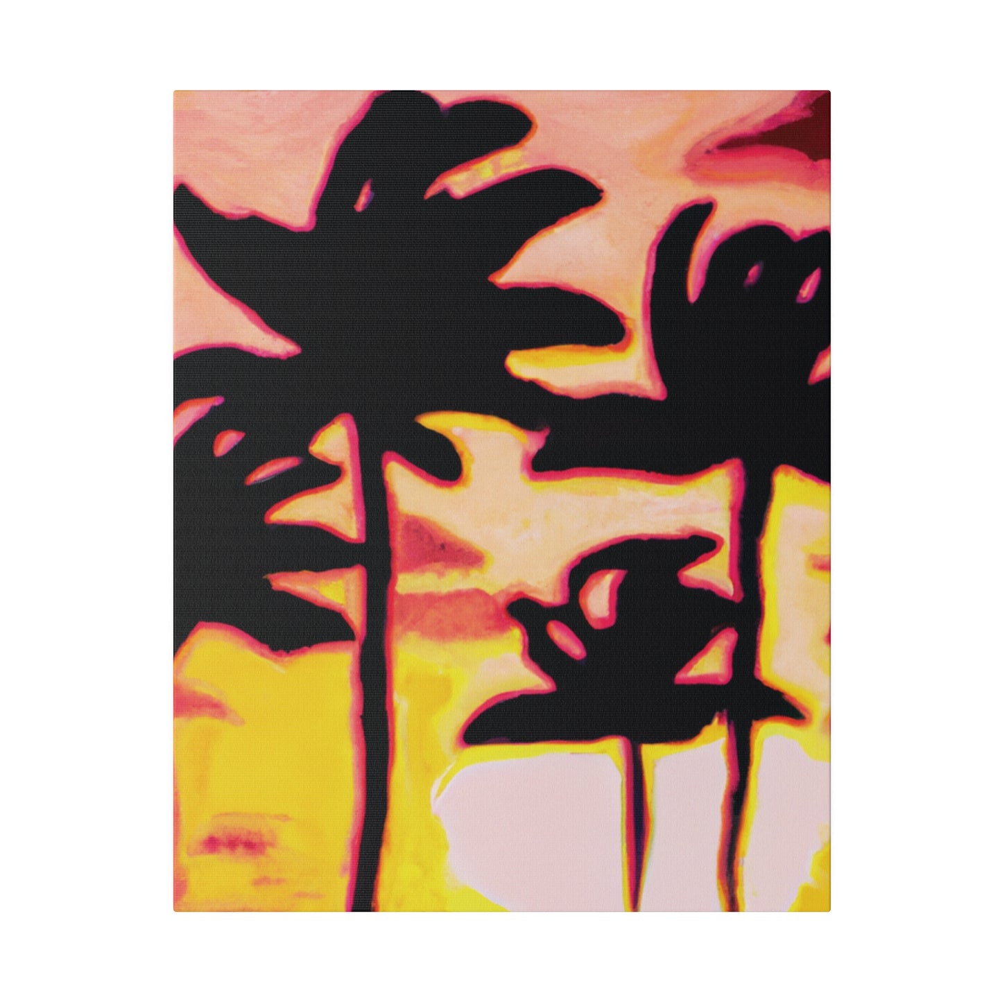 9329P - Miami Beach Sunset Painting Print | Miami | Beach | Sunset | Poster | Home Decor | Wall Art | Canvas