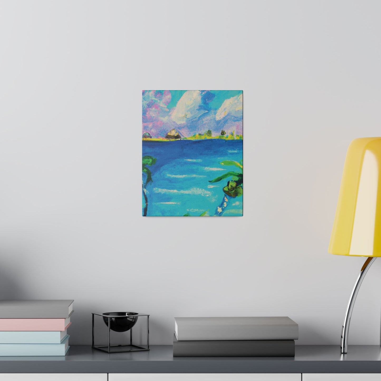 5634K - Bahamas Ocean Painting Print | Bahamas | Ocean | Beach | Poster | Home Decor | Wall Art | Canvas