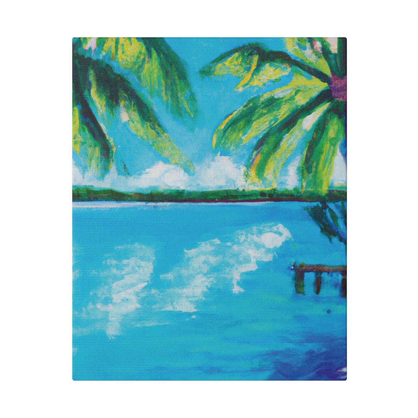 7583G - Bahamas Ocean Painting Print | Bahamas | Ocean | Beach | Poster | Home Decor | Wall Art | Canvas