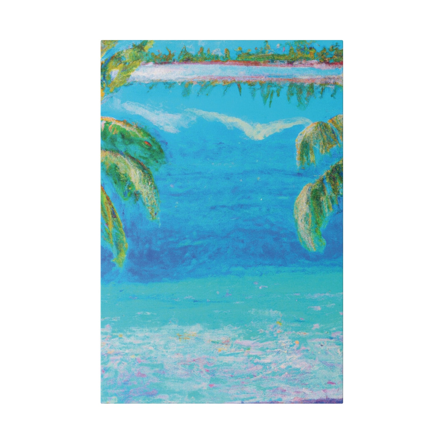 8159P - Bahamas Ocean Painting Print | Bahamas | Ocean | Beach | Poster | Home Decor | Wall Art | Canvas