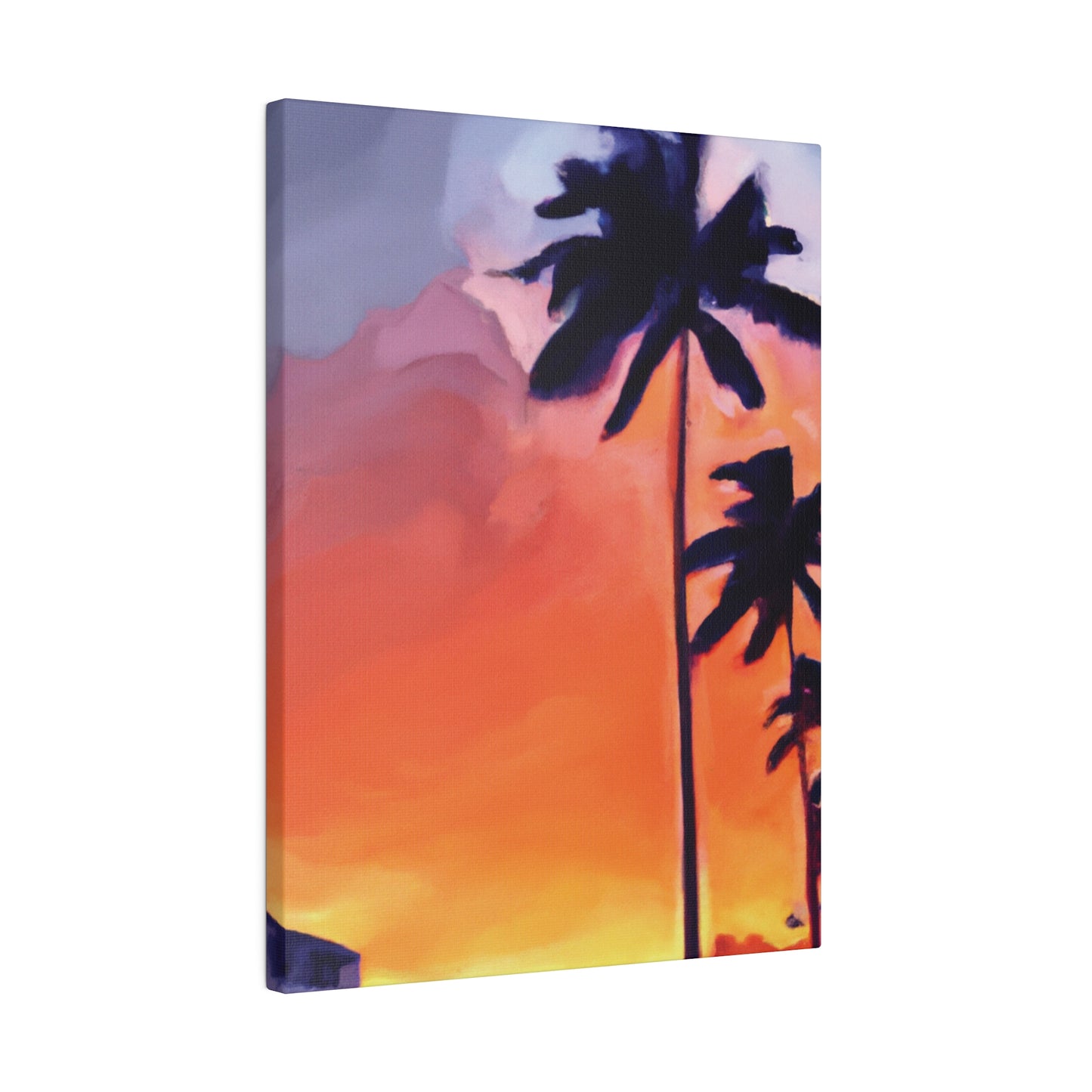 8625A - Miami Beach Sunset Painting Print | Miami | Beach | Sunset | Poster | Home Decor | Wall Art | Canvas