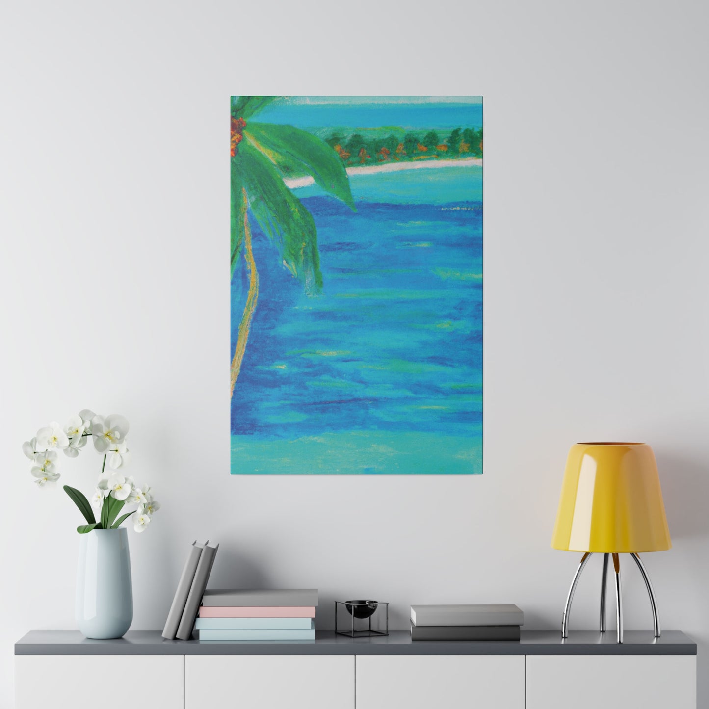 9272V - Bahamas Ocean Painting Print | Bahamas | Ocean | Beach | Poster | Home Decor | Wall Art | Canvas