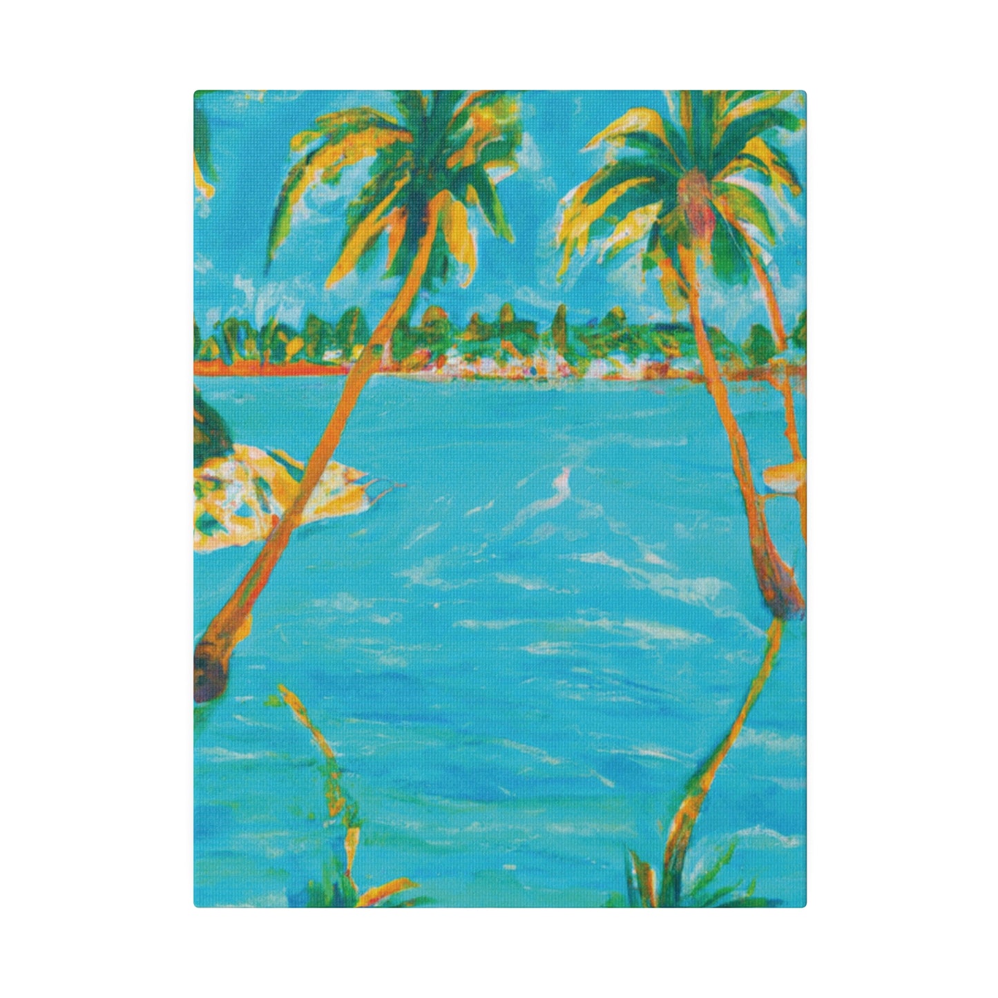 4338G - Bahamas Ocean Painting Print | Bahamas | Ocean | Beach | Poster | Home Decor | Wall Art | Canvas