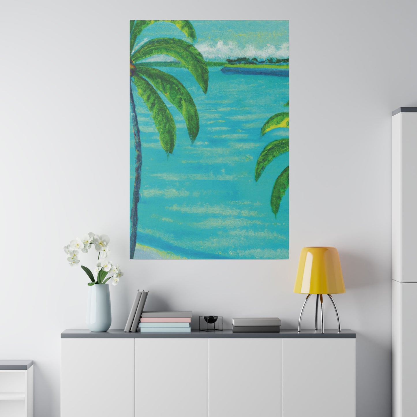 3184O - Bahamas Ocean Painting Print | Bahamas | Ocean | Beach | Poster | Home Decor | Wall Art | Canvas