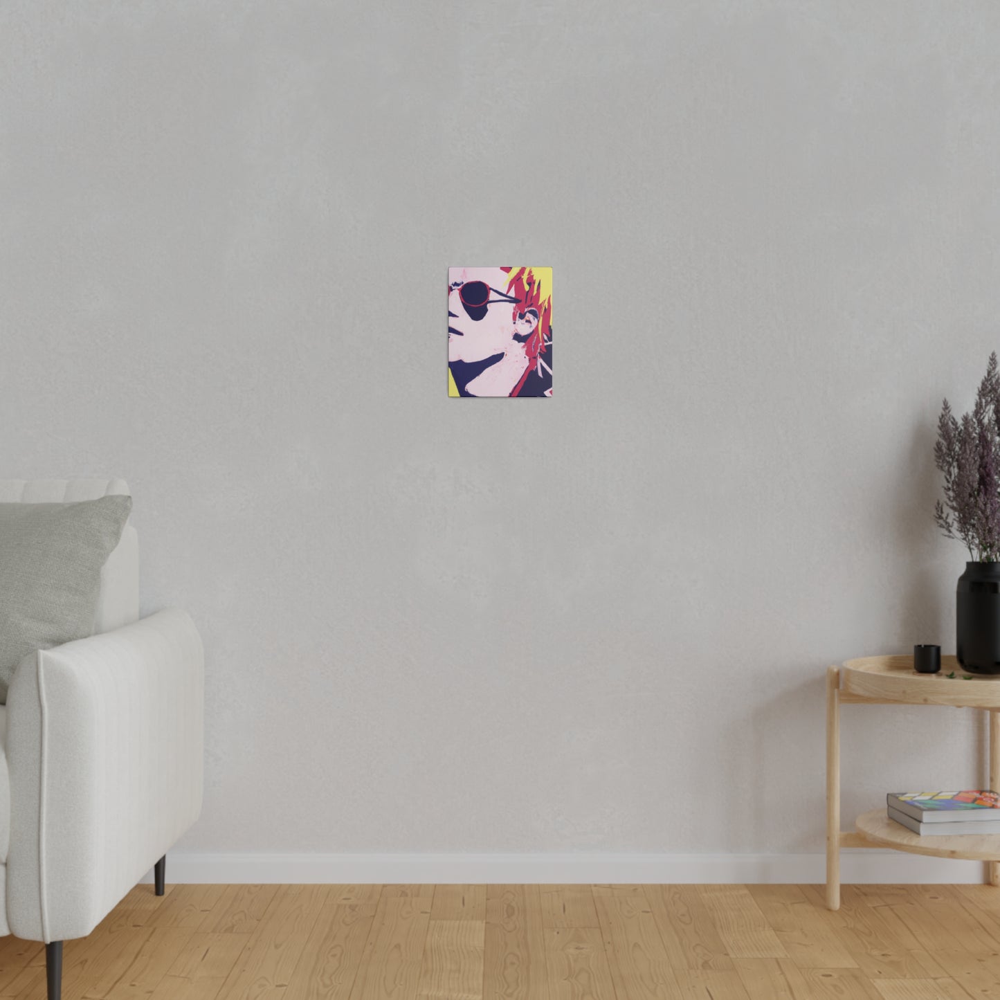 3173K - Rockstar Painting Print | Face | Abstract | Poster | Home Decor | Wall Art | Music Art | Canvas