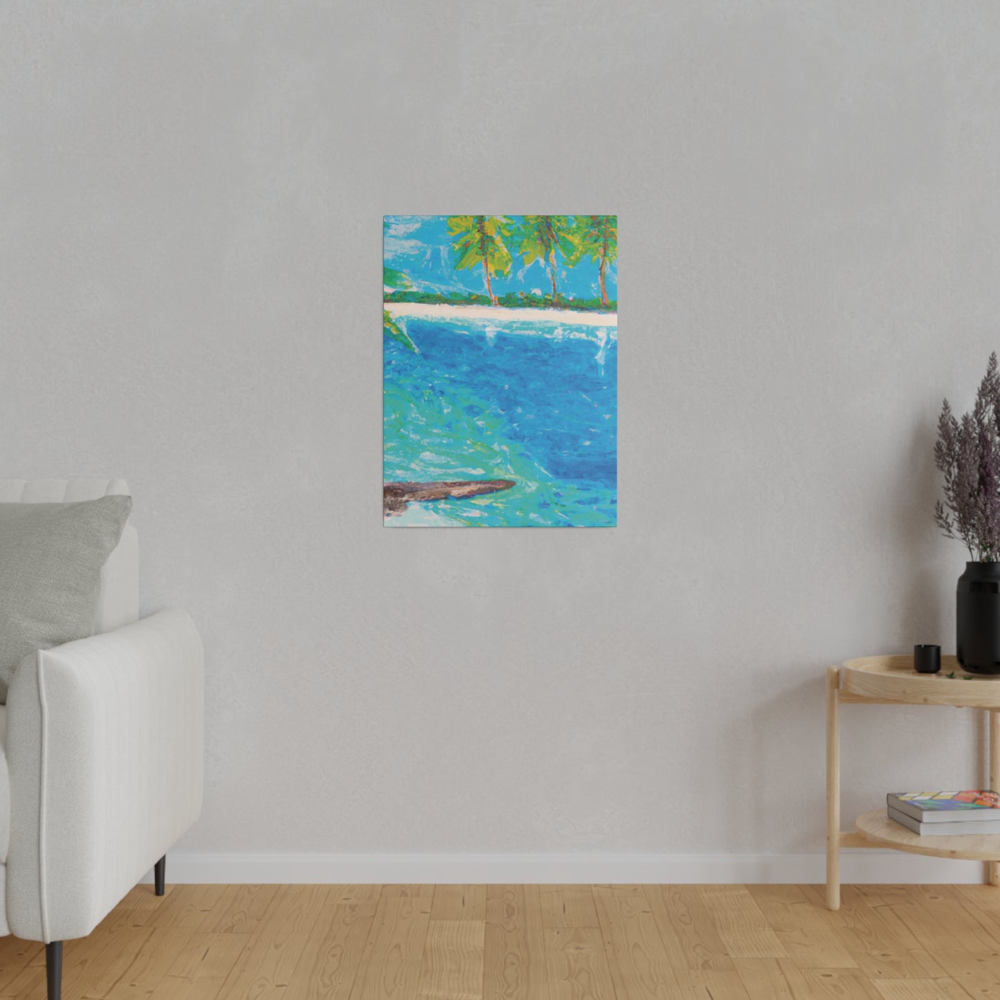 5065C - Bahamas Ocean Painting Print | Bahamas | Ocean | Beach | Poster | Home Decor | Wall Art | Canvas