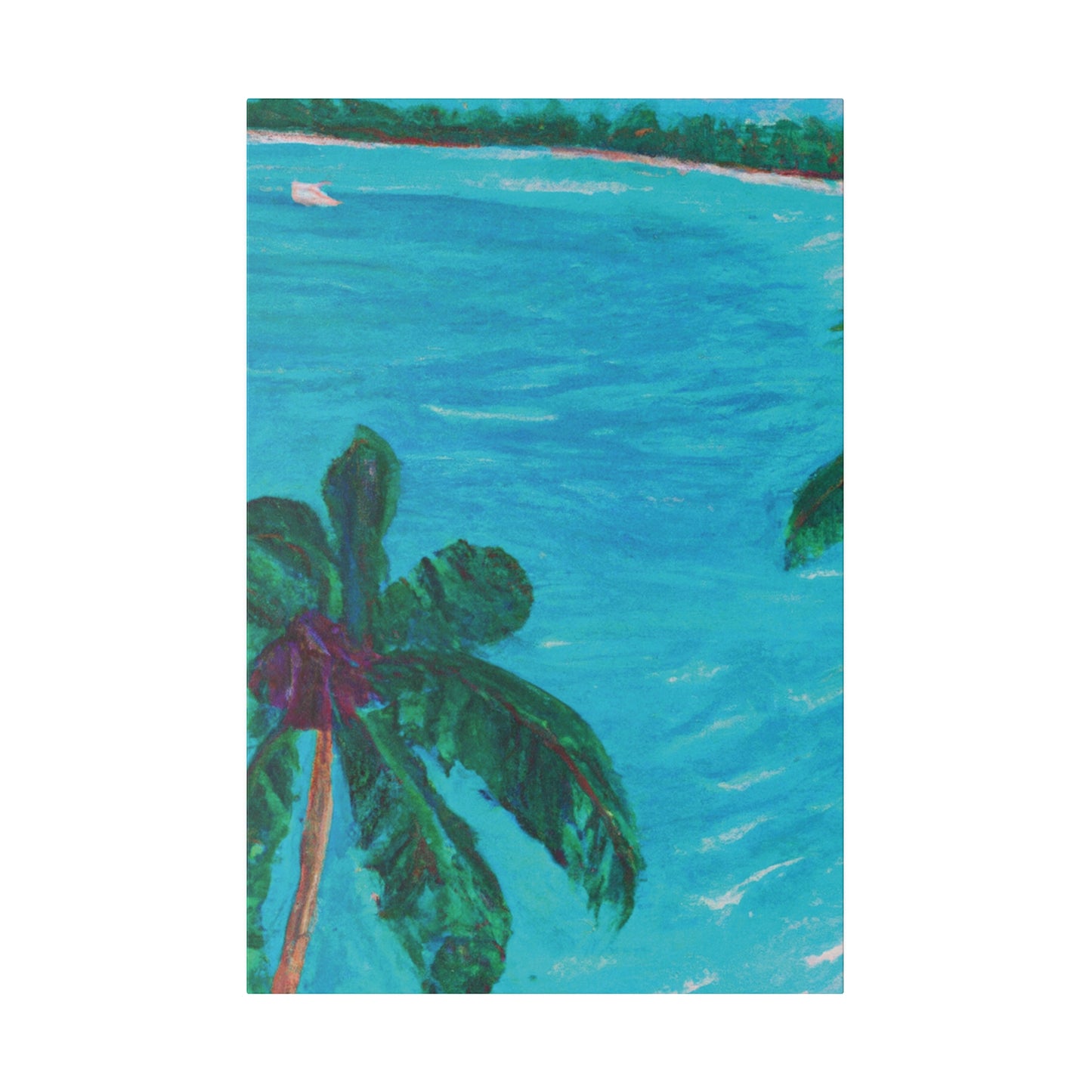 8319W - Bahamas Ocean Painting Print | Bahamas | Ocean | Beach | Poster | Home Decor | Wall Art | Canvas