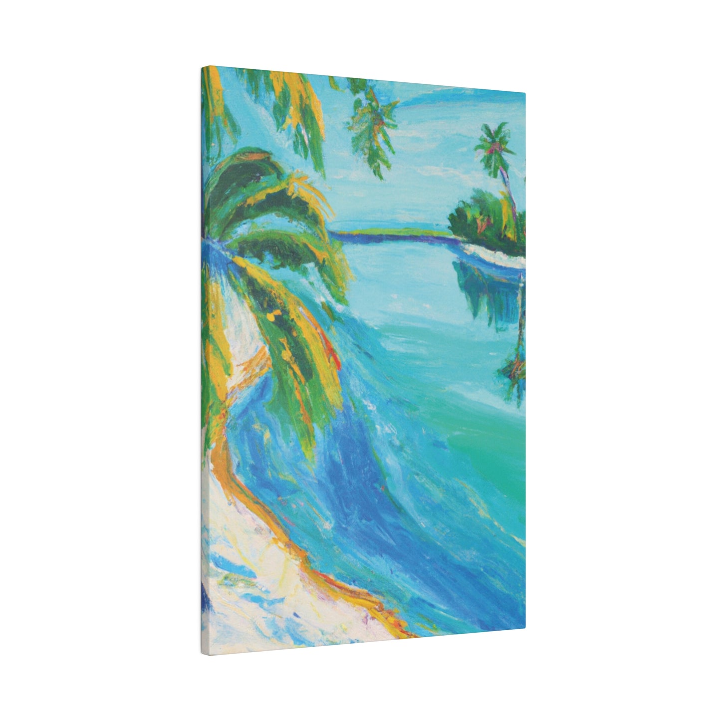 5339K - Bahamas Ocean Painting Print | Bahamas | Ocean | Beach | Poster | Home Decor | Wall Art | Canvas