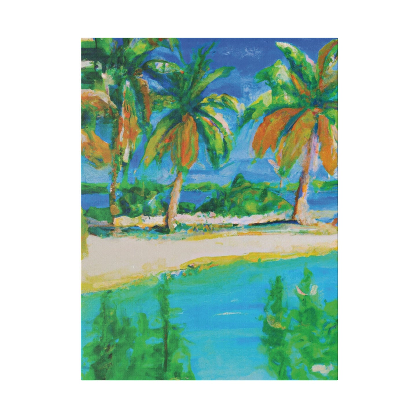 8576A - Bahamas Ocean Painting Print | Bahamas | Ocean | Beach | Poster | Home Decor | Wall Art | Canvas