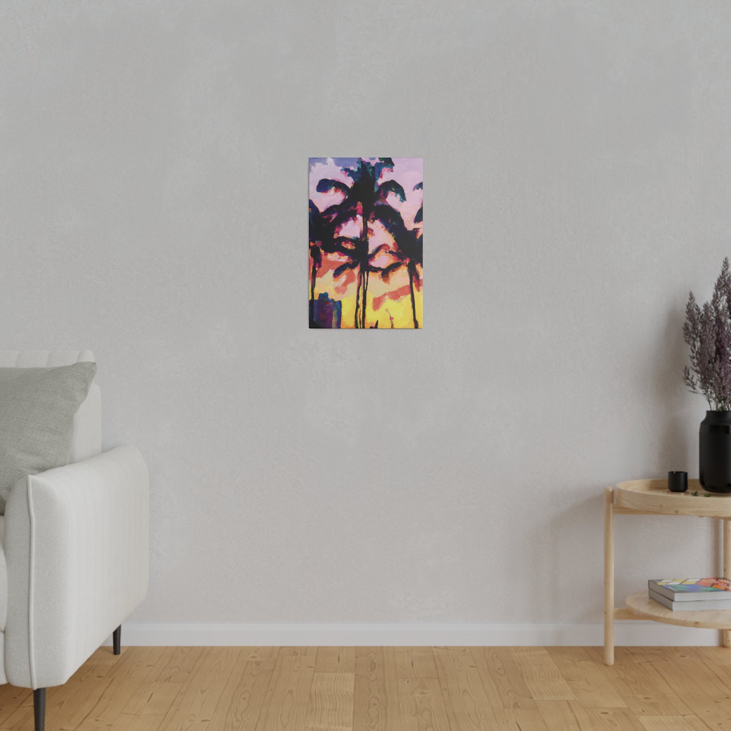 3398S - Miami Beach Sunset Painting Print | Miami | Beach | Sunset | Poster | Home Decor | Wall Art | Canvas