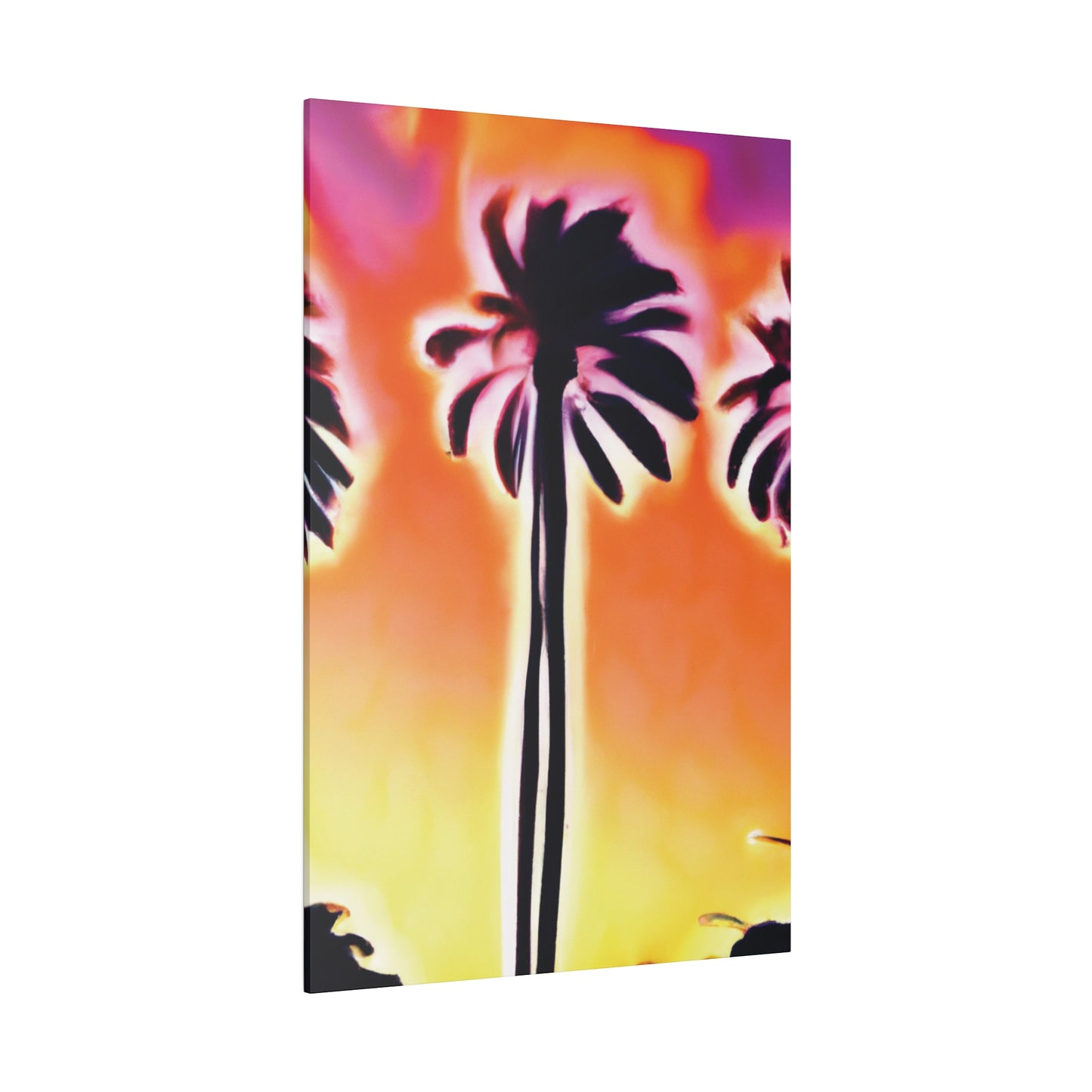 3814X - Miami Beach Sunset Painting Print | Miami | Beach | Sunset | Poster | Home Decor | Wall Art | Canvas