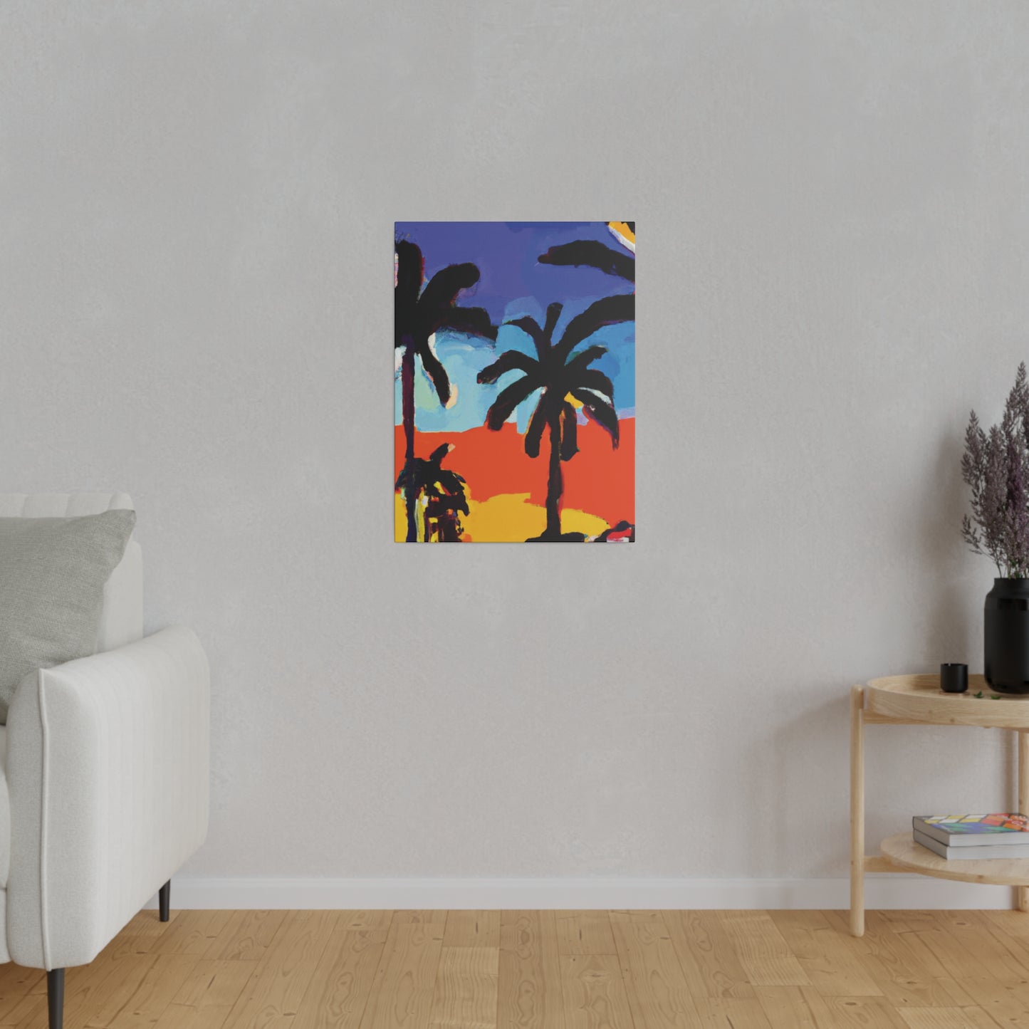 8634T - Miami Beach Sunset Painting Print | Miami | Beach | Sunset | Poster | Home Decor | Wall Art | Canvas