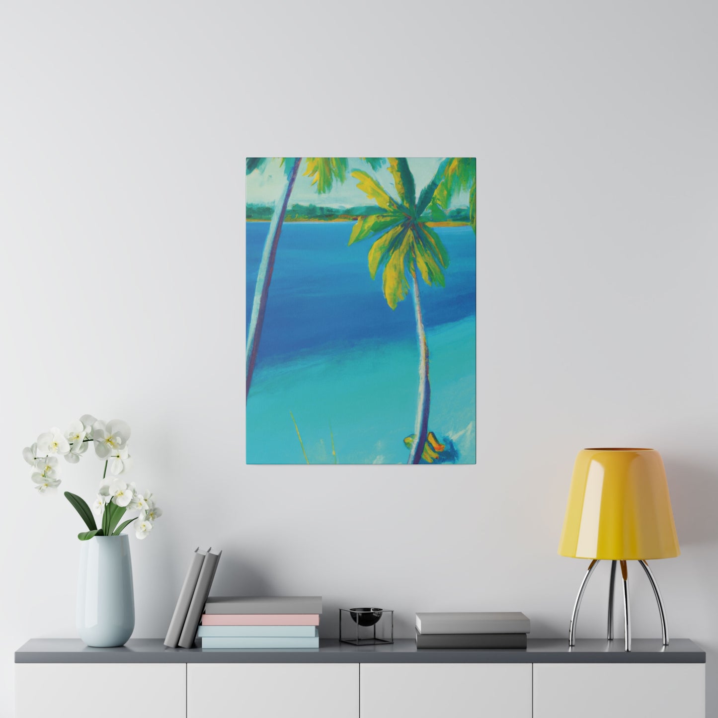 7593L - Bahamas Ocean Painting Print | Bahamas | Ocean | Beach | Poster | Home Decor | Wall Art | Canvas