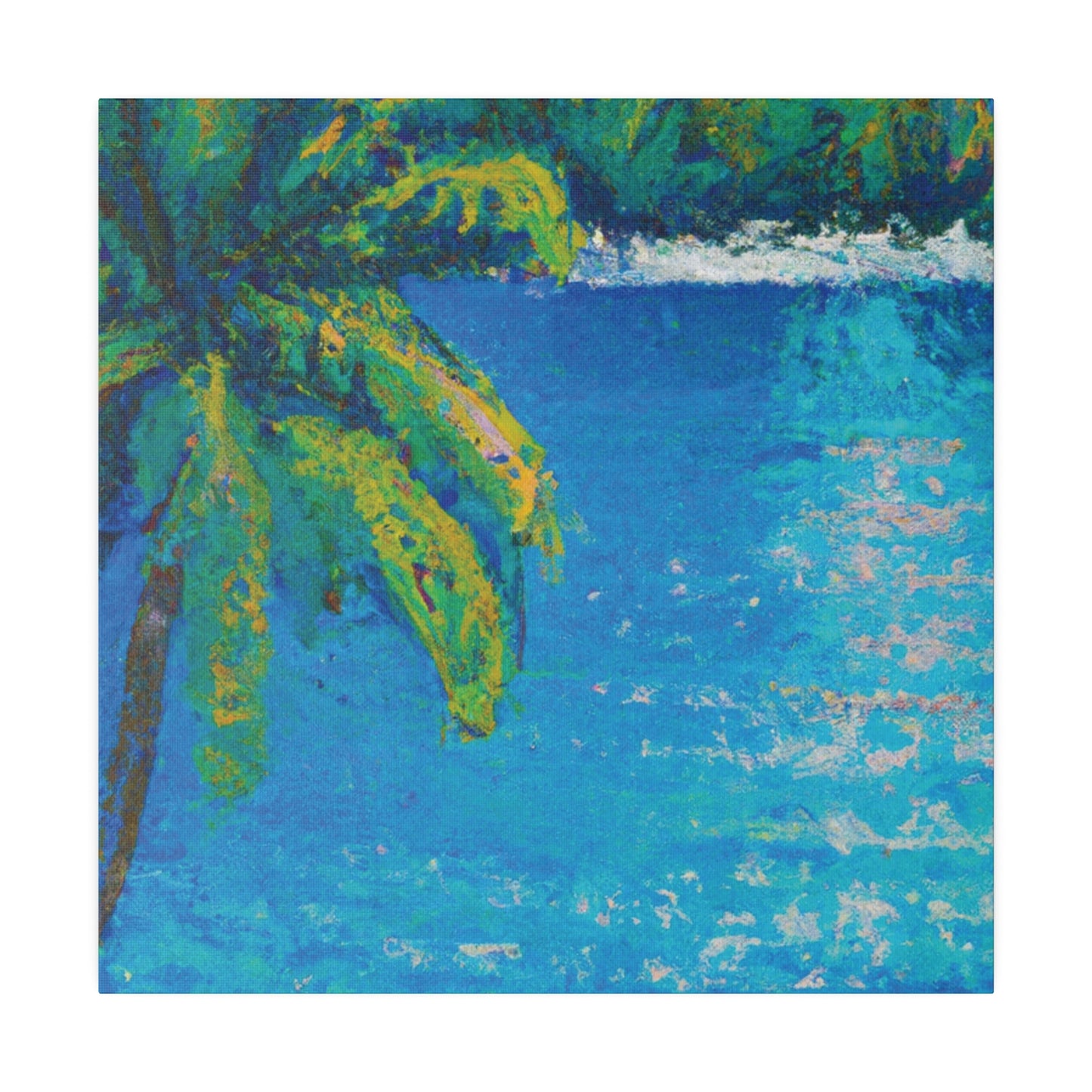4645A - Bahamas Ocean Painting Print | Bahamas | Ocean | Beach | Poster | Home Decor | Wall Art | Canvas