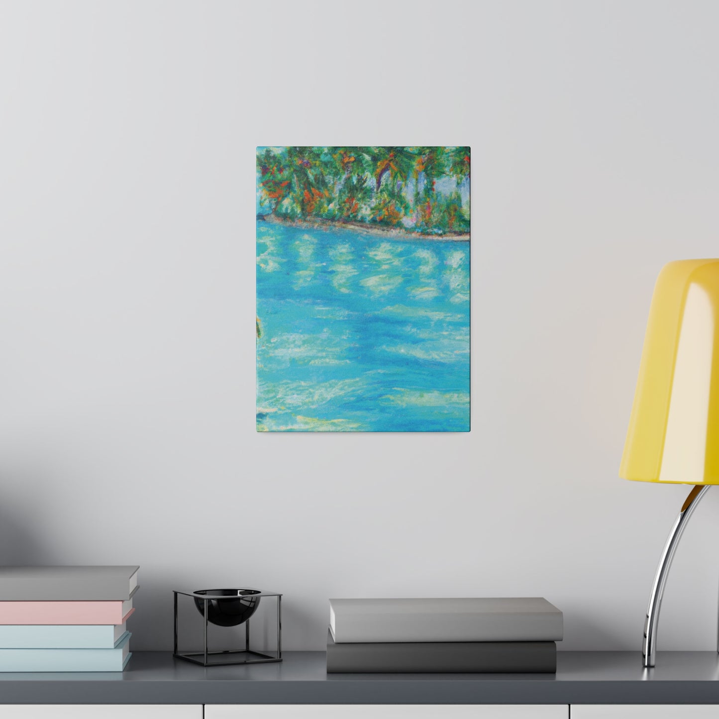 8625Q - Bahamas Ocean Painting Print | Bahamas | Ocean | Beach | Poster | Home Decor | Wall Art | Canvas