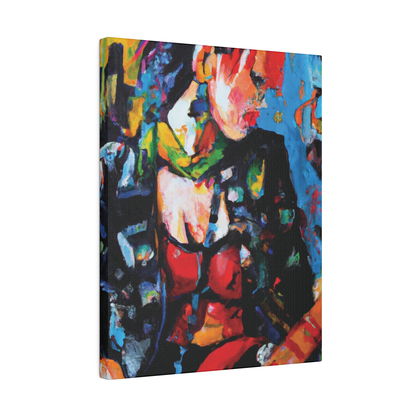 9602B - Rockstar Oil Painting Style Print | Poster | Home Decor | Wall Art | Music Art | Canvas