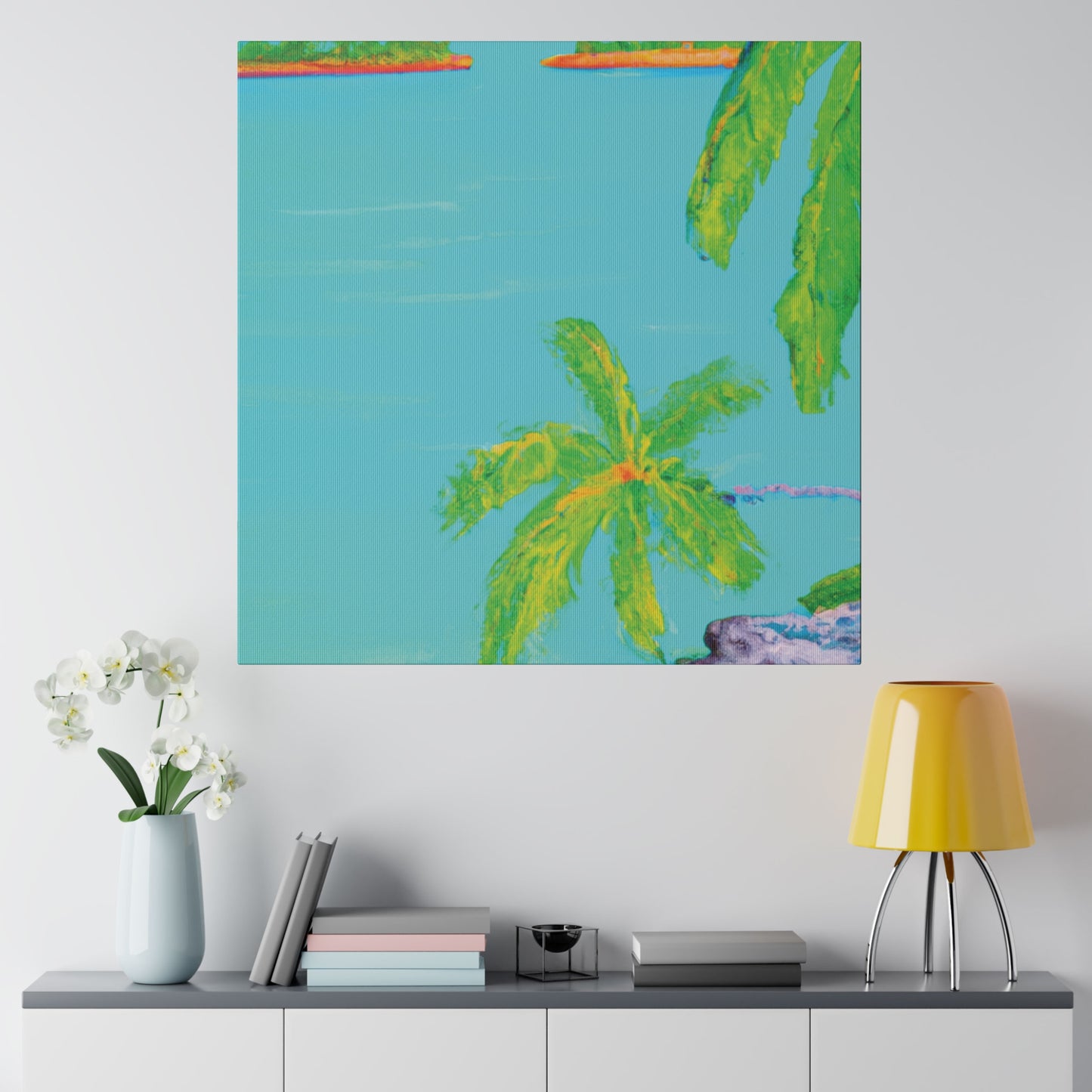 8932V - Bahamas Ocean Painting Print | Bahamas | Ocean | Beach | Poster | Home Decor | Wall Art | Canvas