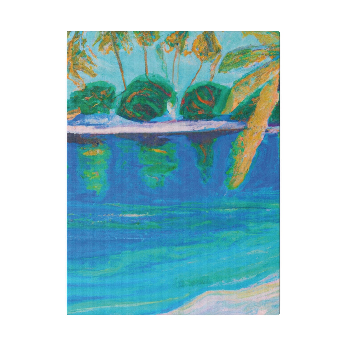 8975V - Bahamas Ocean Painting Print | Bahamas | Ocean | Beach | Poster | Home Decor | Wall Art | Canvas