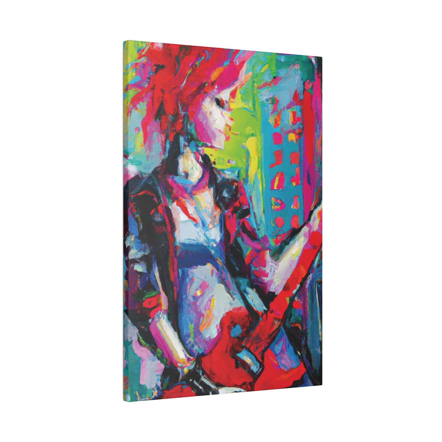 2177U - Rockstar Oil Painting Style Print | Poster | Home Decor | Wall Art | Music Art | Canvas