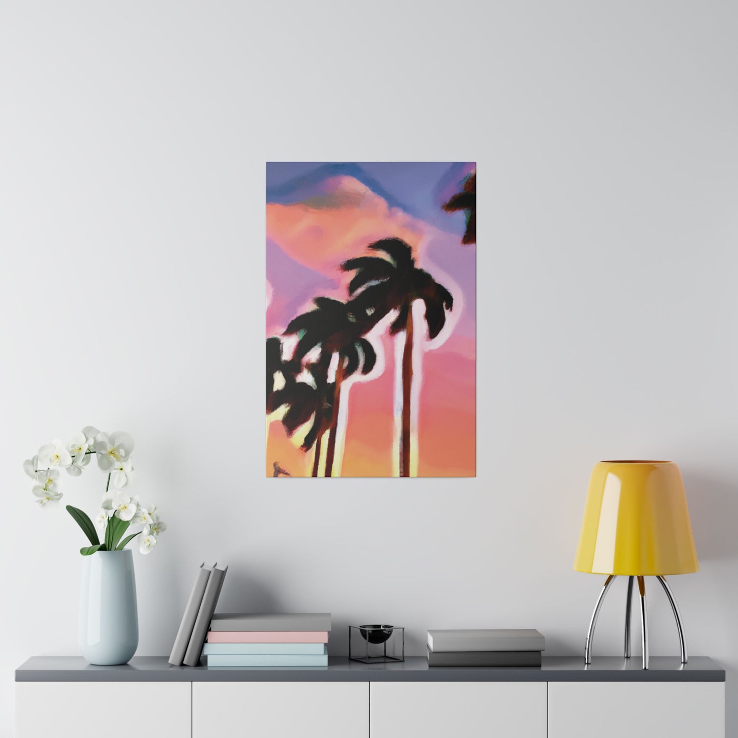 3563H - Miami Beach Sunset Painting Print | Miami | Beach | Sunset | Poster | Home Decor | Wall Art | Canvas