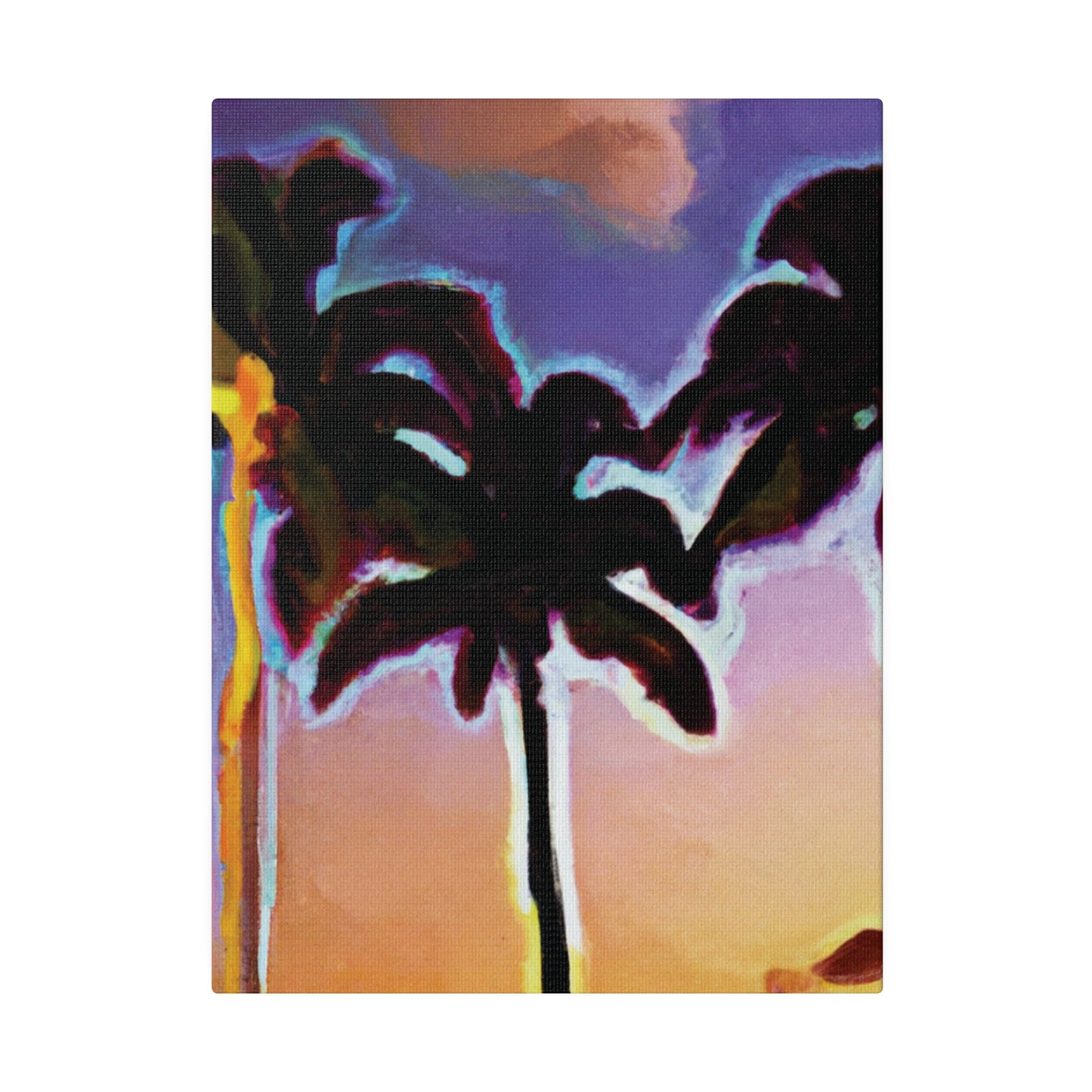 9603V - Miami Beach Sunset Painting Print | Miami | Beach | Sunset | Poster | Home Decor | Wall Art | Canvas