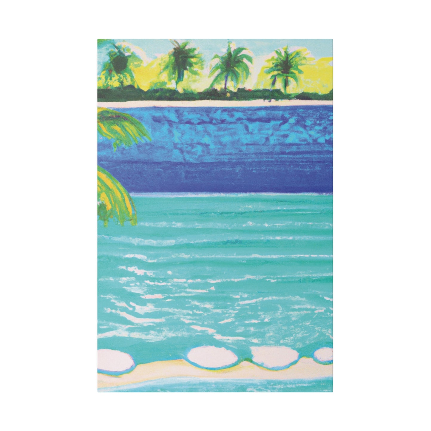 4234Z - Bahamas Ocean Painting Print | Bahamas | Ocean | Beach | Poster | Home Decor | Wall Art | Canvas