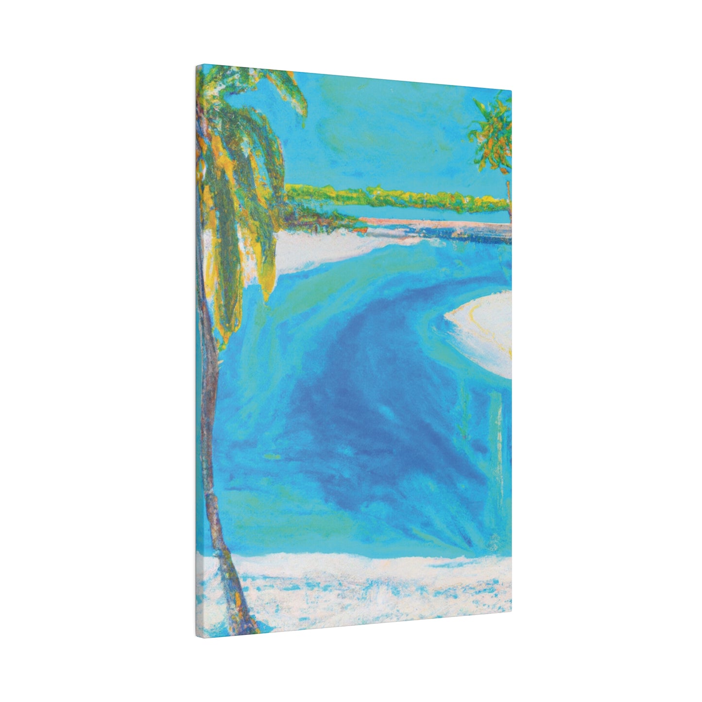 9106H - Bahamas Ocean Painting Print | Bahamas | Ocean | Beach | Poster | Home Decor | Wall Art | Canvas