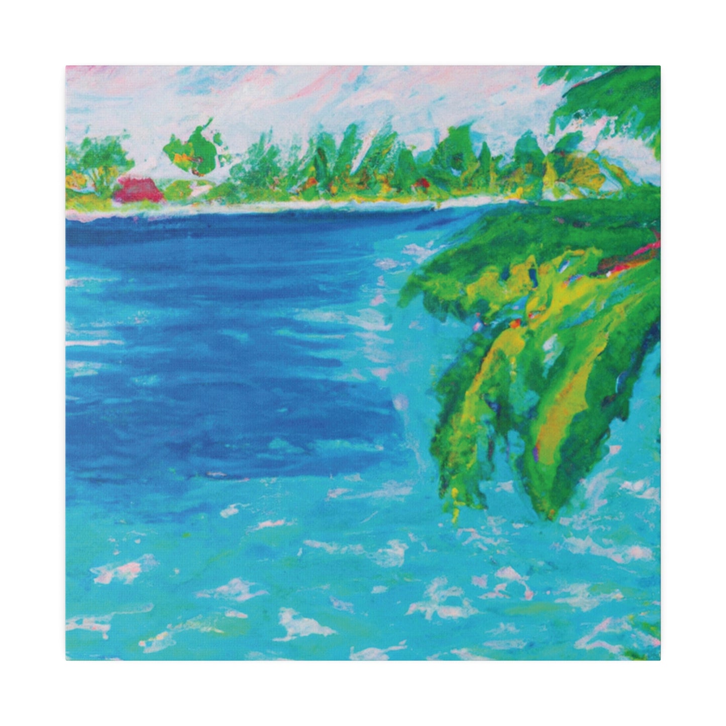 3265X - Bahamas Ocean Painting Print | Bahamas | Ocean | Beach | Poster | Home Decor | Wall Art | Canvas