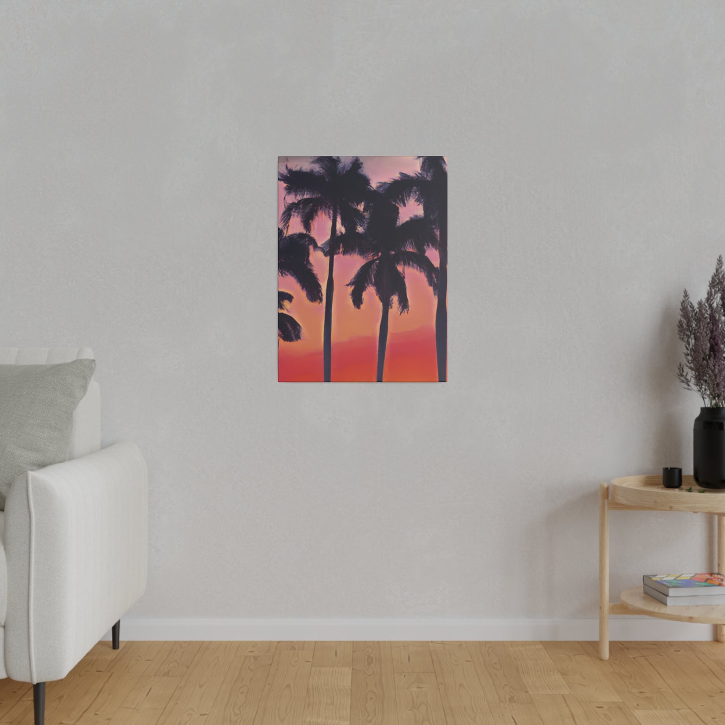 7239V - Miami Beach Sunset Painting Print | Miami | Beach | Sunset | Poster | Home Decor | Wall Art | Canvas