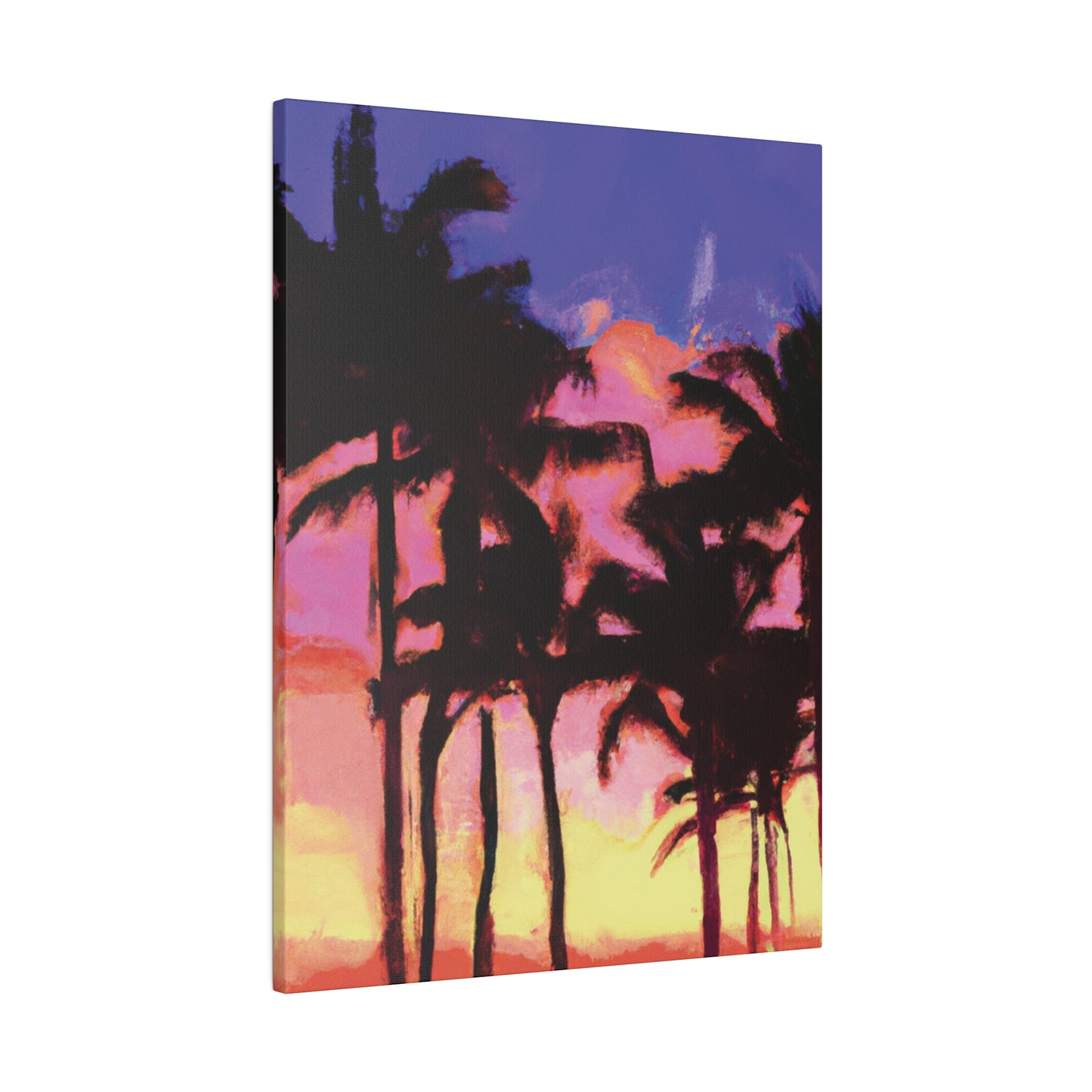 9365H - Miami Beach Sunset Painting Print | Miami | Beach | Sunset | Poster | Home Decor | Wall Art | Canvas