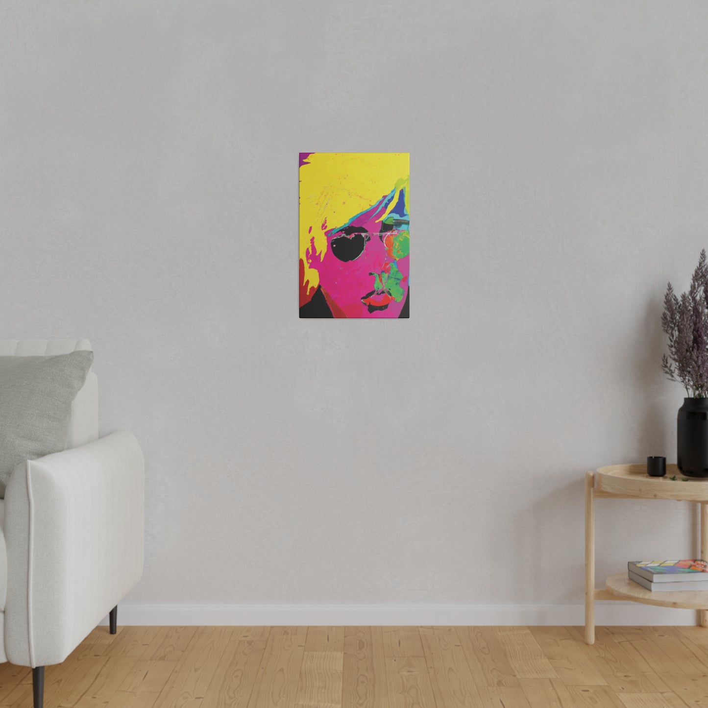 7141U - Rockstar Painting Print | Face | Abstract | Poster | Home Decor | Wall Art | Music Art | Canvas