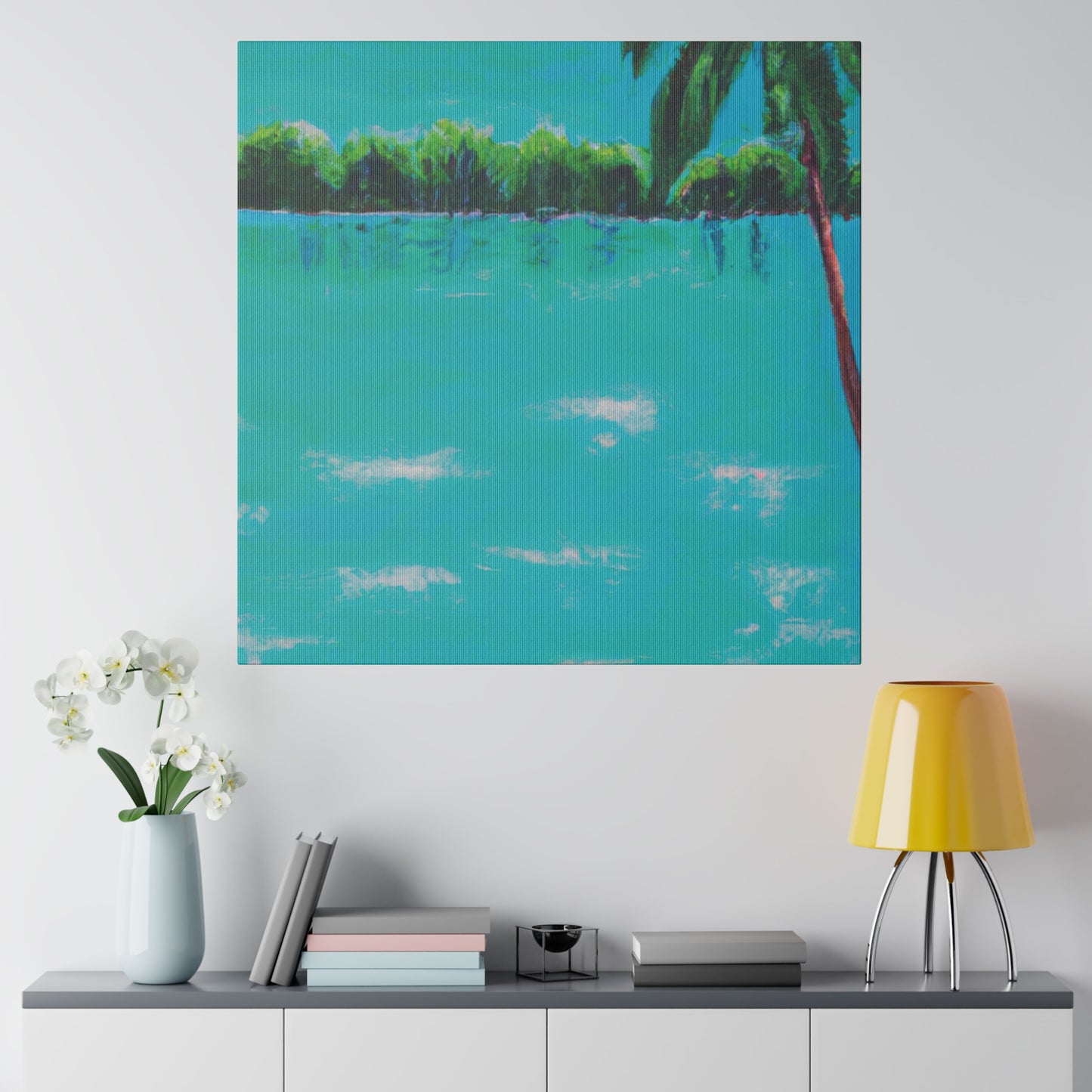 9108Q - Bahamas Ocean Painting Print | Bahamas | Ocean | Beach | Poster | Home Decor | Wall Art | Canvas