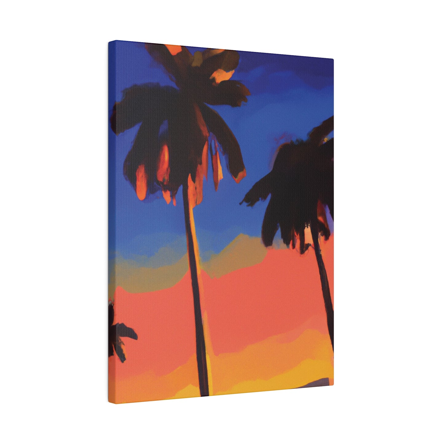 9562Q - Miami Beach Sunset Painting Print | Miami | Beach | Sunset | Poster | Home Decor | Wall Art | Canvas