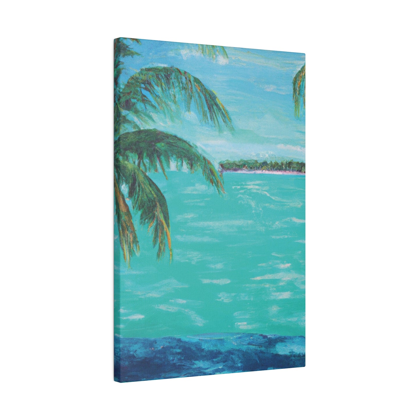 362P - Bahamas Ocean Painting Print | Bahamas | Ocean | Beach | Poster | Home Decor | Wall Art | Canvas